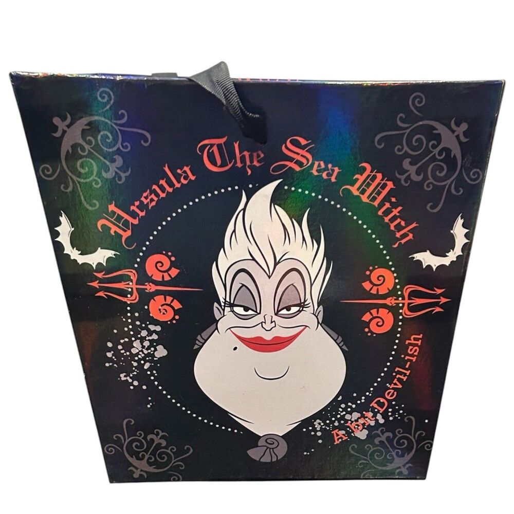 Disney Villains Halloween Paperboard Trick Or Treat Bucket With Handle 12X8X8"